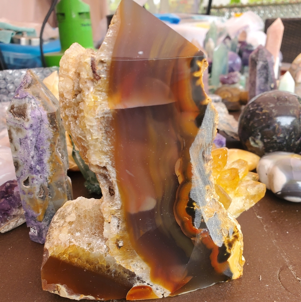 Crystal agate tower - Picture 2 of 4